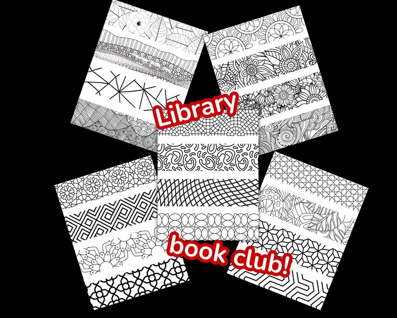 Color A Bookmark Instant Download, Print & Color Bookmarks For Kids, Printable Bookmarks for Book Club, Library Bookmarks, Reading Activity image 3