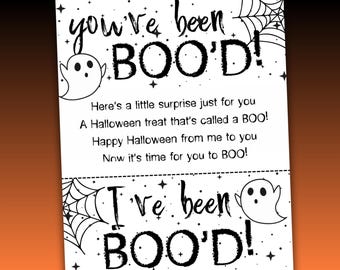 Spel Jij bent uitgejouwd, ik ben uitgejouwd, jij bent uitgejouwd. Halloween-spel, afdrukbaar Halloween-schoolspel voor leraren, Halloween-cadeaukaartje