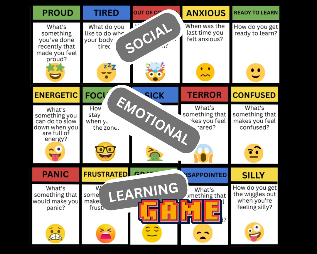 Social Emotional Learning SEL Board Game for Kids Instant Download ...