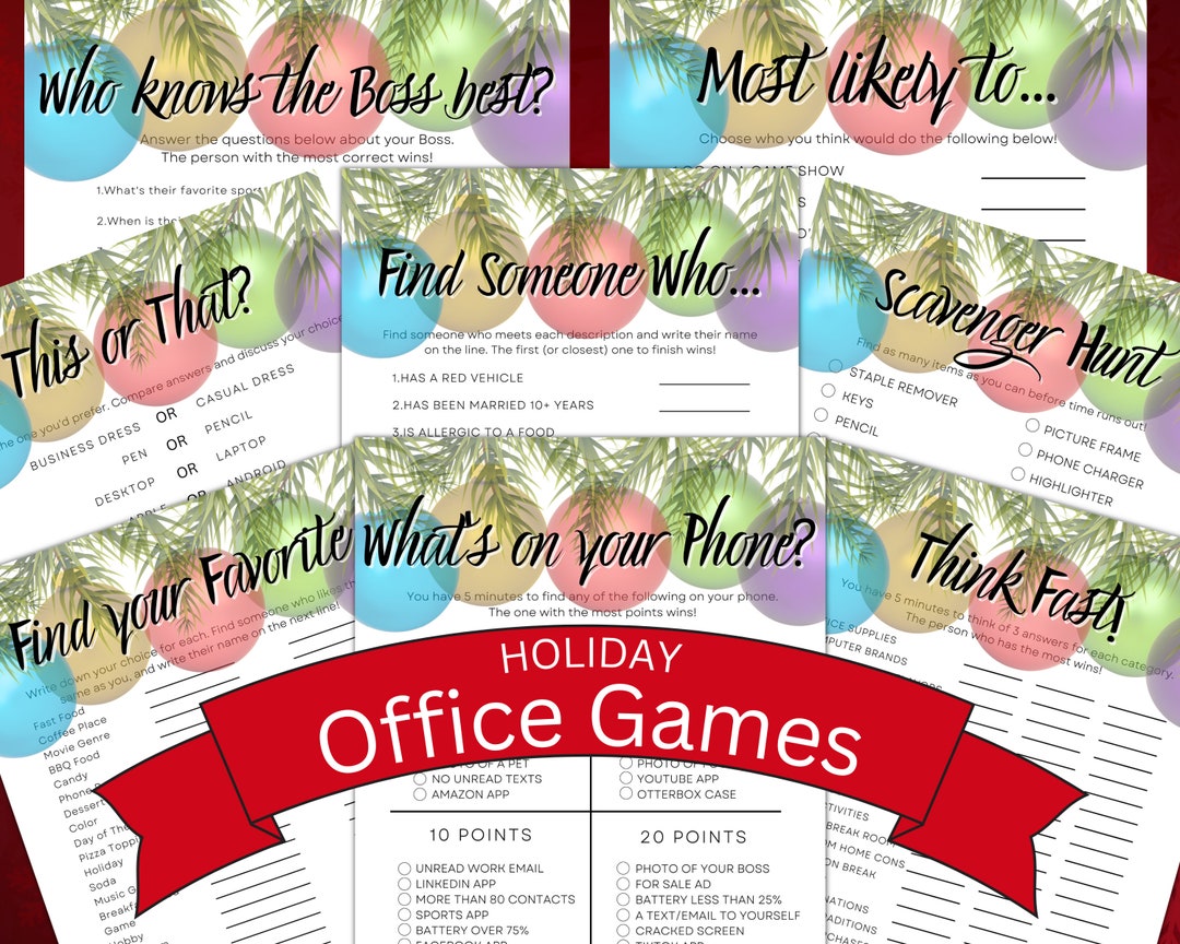 Printable Christmas Work Games For The Office Holiday Games For printable-christmas-work-games-for-the-office-holiday-games-for