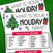 What's Your Holiday Name Game for Kids & Adults Instant Download ...