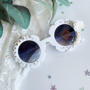 Flower Girl CUSTOM Sunnies- Wedding- Girl- Toddler- Personalized Name Sunglasses- Gift- Bridesmaid