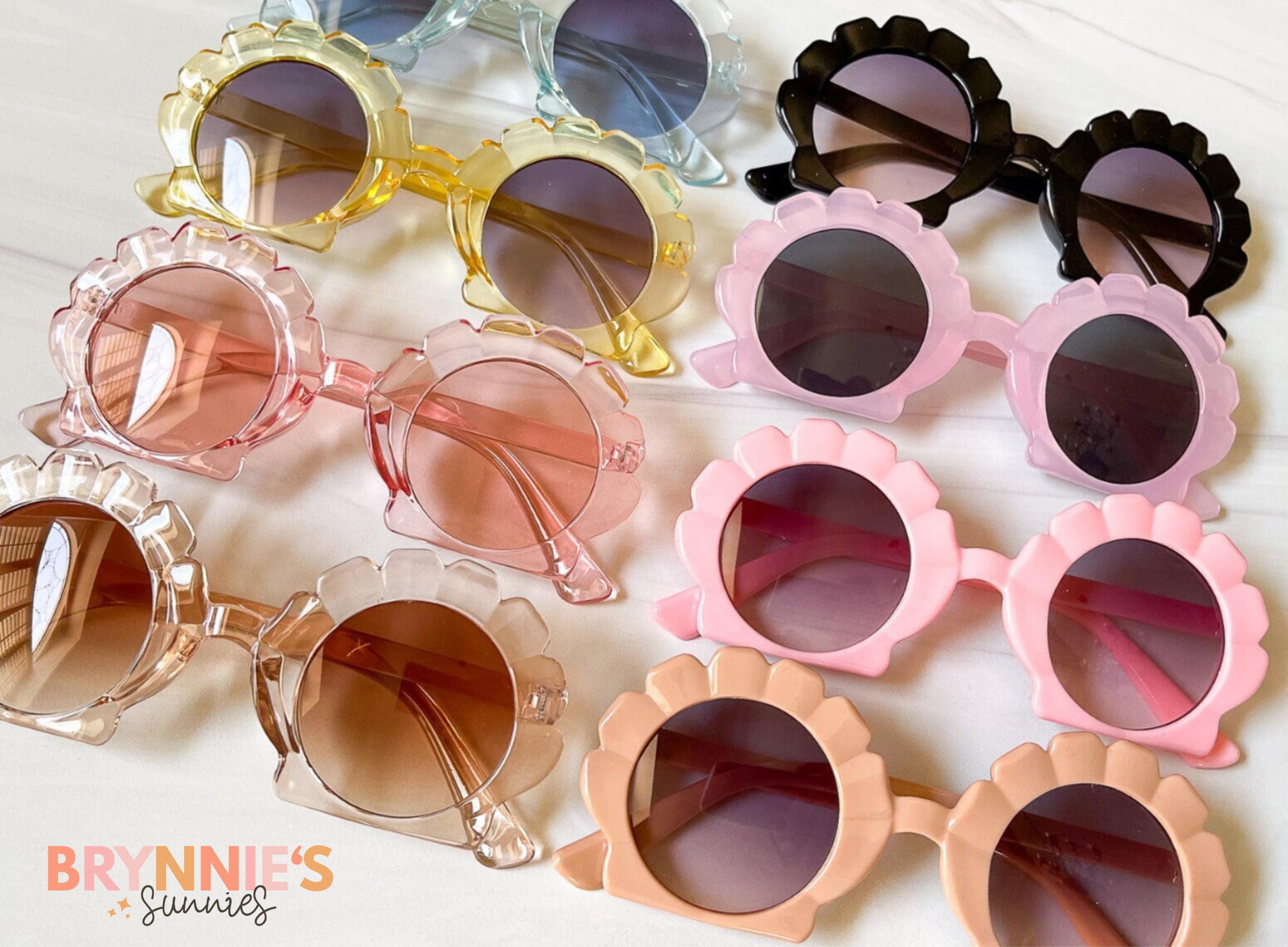Seashell Sunnies- FAST 1-2 Day Shipping- Multiple Colors- Beach- Mermaid Sunglasses- Summer- Birthday- Gift- Toddler- Girl- Vacation- Cruise