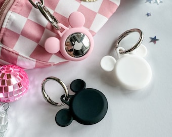 Magical Mouse AirTag Keychains- Vacation- Tracker- Luggage Tag- Cruise- Airplane- Stroller clip- Disney Park Accessories