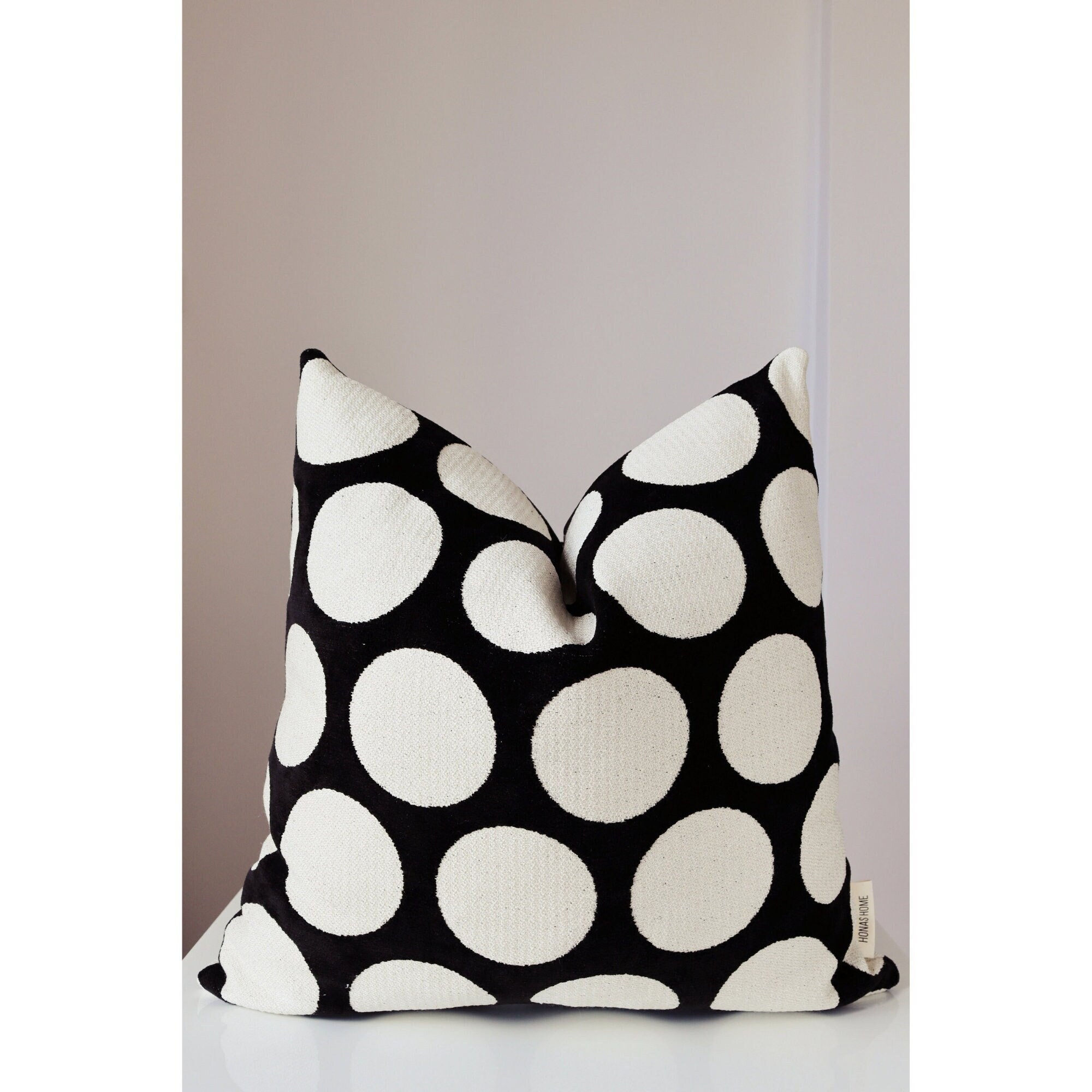 Black polka dot pillowcases online