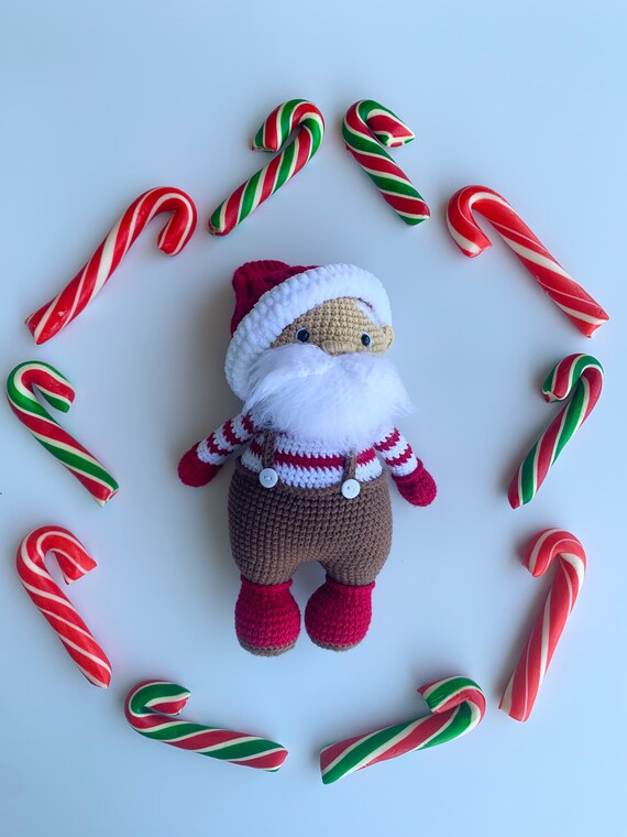 Crochet Santa Claus, Santa Claus Decor, Crochet Christmas Doll, Plush Christmas Toy, Santa Plushie, Christmas Gift, Gift for Kids,Noel Decor