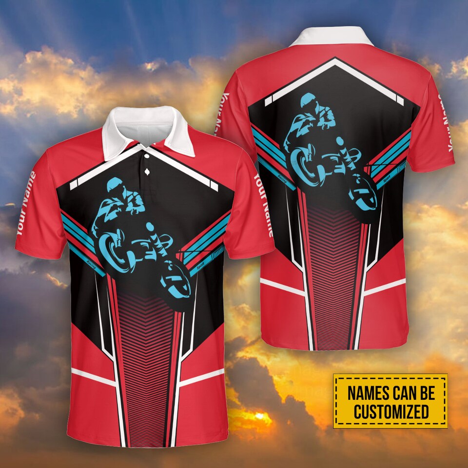 Custom Motor Racing Polo Shirt Designed & Sold By Diego Garcia