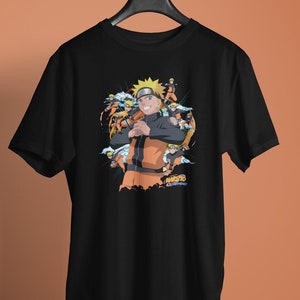 Naruto Shippuden - Diverse gezichten - T-shirt uniseks