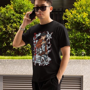Attack on Titan Levi Ackerman T-shirt, uniseks T-shirt