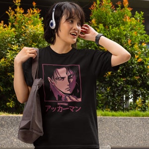 Attack on Titan Levi Ackerman T-shirt, uniseks T-shirt