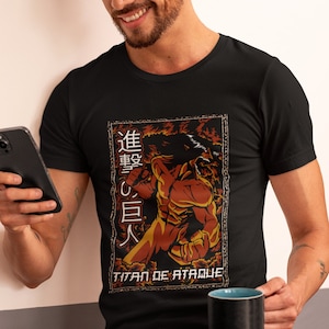 Attack on Titan Eren Yeager T-shirt, uniseks T-shirt