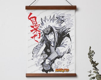 Anime - Naruto Jiraiya - Poster Print - Style Poster Wall Art Print