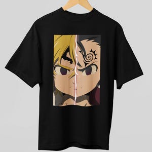 Meliodas en Zeldris Face-Off - Seven Deadly Sins - T-shirt uniseks