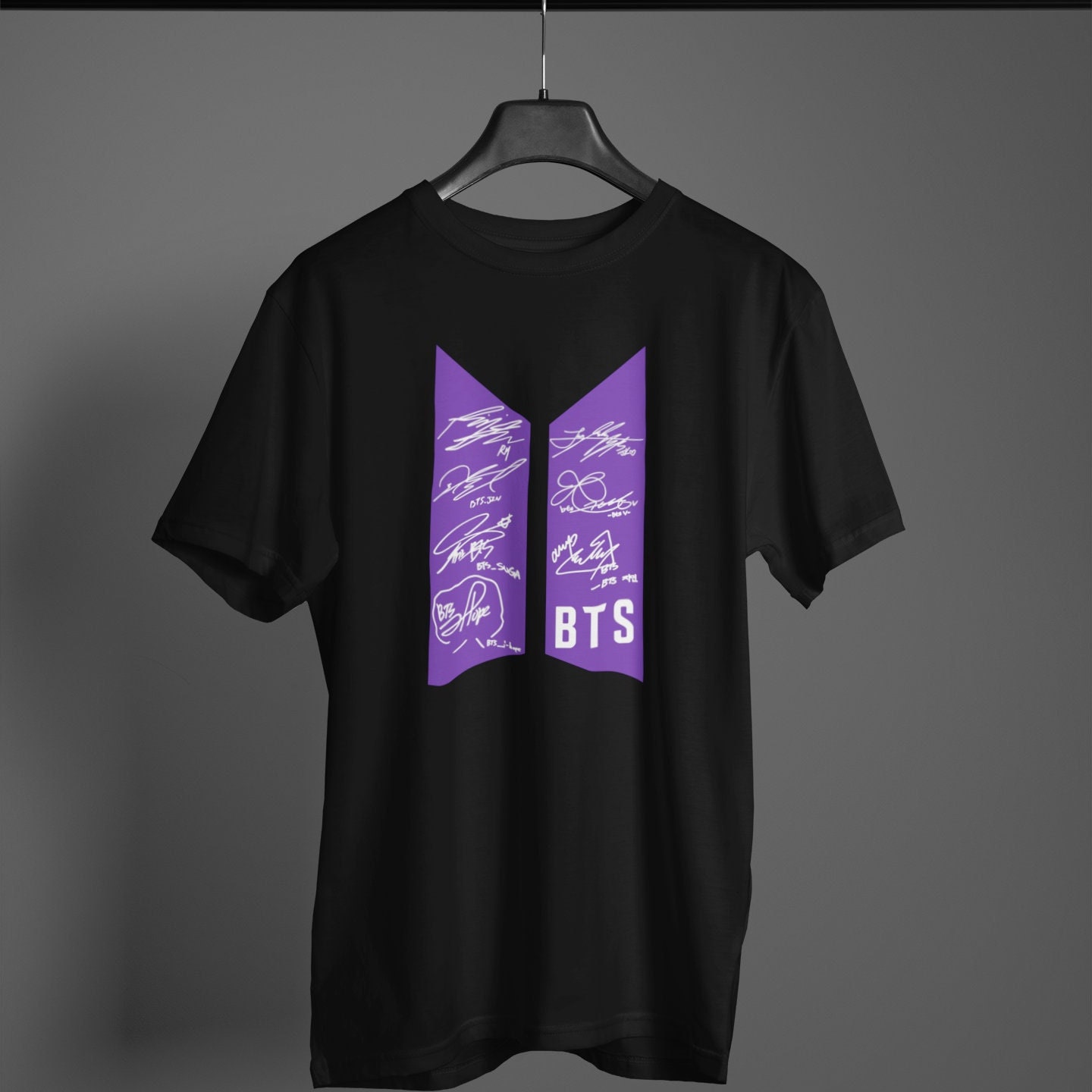 Bts Fan T-shirt, Jungkook, Jimin, Suga, J-hope, V, RM, Jin, Bts