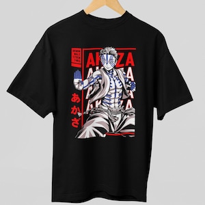 Akaza In Battle Stance - Demon Slayer - T-shirt uniseks