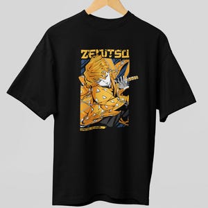 Zenitsu Agatsuma Fighting Stance - Demon Slayer - T-shirt uniseks
