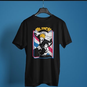 Anime Manga - Bleach: Ichigo Kurosaki en Rukia Kuchiki - T-shirt uniseks