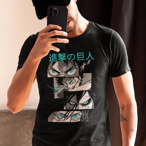 Eren Turning Into A Titan - Attack on Titan - T-shirt uniseks