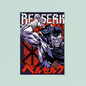 Anime - Berserk - posterafdruk - stijl poster kunst aan de muur