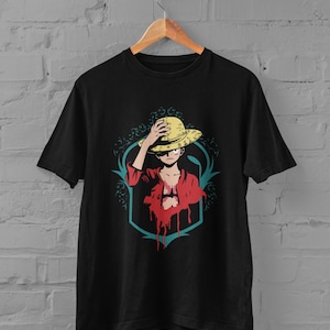 One Piece - Luffy Stern Look - T-shirt unisex