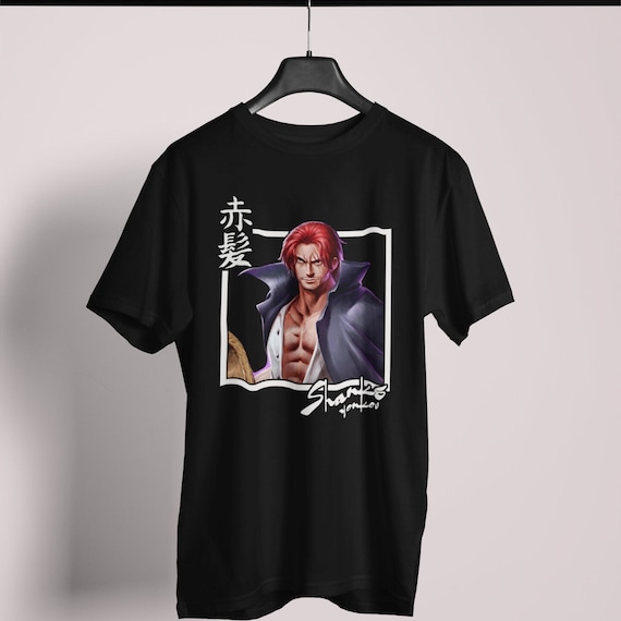 Anime Manga One Piece Akagami Shanks - Unisex T-shirt - Etsy