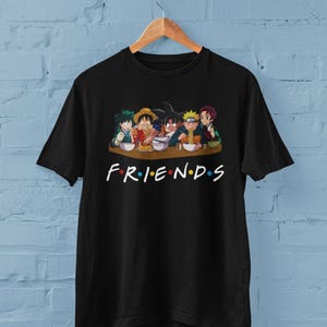 Anime - Friends - T-shirt, uniseks