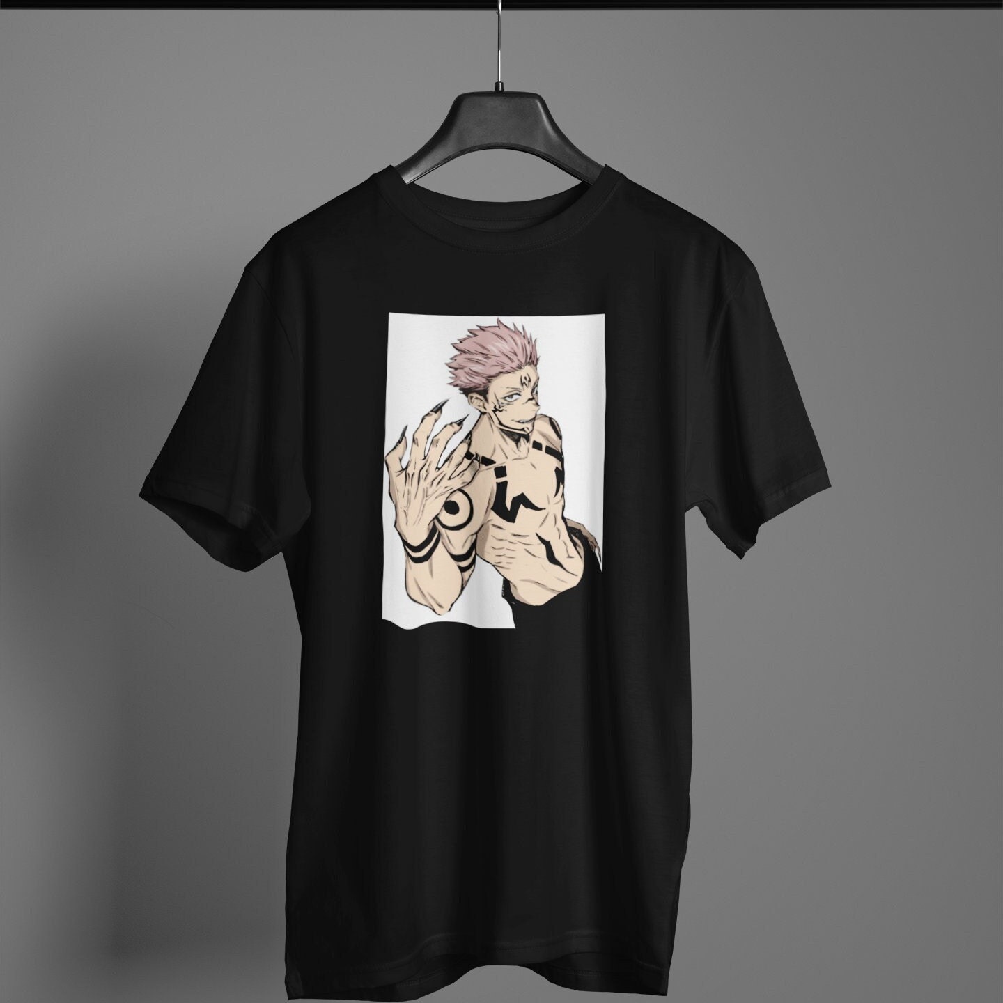 Itadori Yuji Holding Hand Up - Jujutsu Kaisen - Unisex T-Shirt