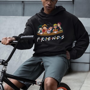 Anime - Friends - Uniseks hoodie - Kapuzenpullover