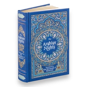 The Arabian NIGHTS traduit par Richard Burton - Édition spéciale de luxe de collection - Relié en cuir - Best-seller - Livre classique