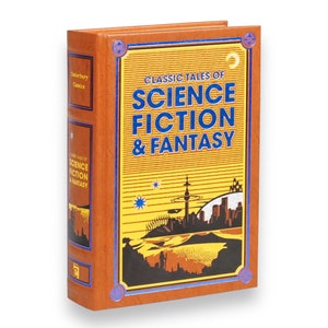CLASSIC SCIENCE FICTION & Fantasy: Jules Verne, H.G Wells + 8 more - Collectible Deluxe Special Gift Edition - Leather Bound Hardcover Book
