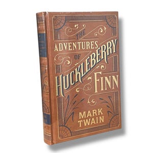 SEALED! RARE Hardcover The Adventures of Huckleberry Finn by Mark Twain - Collectible Deluxe Edition - Leather Bound - Classic Book