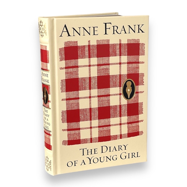 The DIARY Of A YOUNG GIRL by Anne Frank - Collectible Deluxe Special Gift Edition - Leather Bound Hardcover - Classic Book - Best Seller