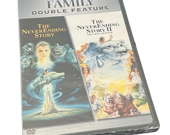 SCELLÉ ! Double long métrage DVD L'histoire sans fin | Films L'histoire sans fin I et II | Warner Home Video Film d'aventure familial fantastique