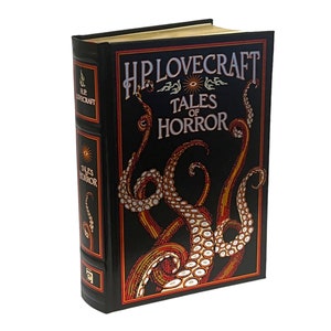 H P LOVECRAFT Tales of Horror - Collectible Deluxe Edition - Leather Bound Hardcover - Best Seller - Classic Book