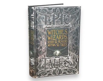 WITCHES, WIZARDS, SEERS And Healers Myths & Tales Gothic Fantasy - Collectible Deluxe Special Gift Edition - Hardcover - Classic Book