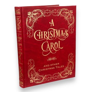 A CHRISTMAS CAROL & Other Tales by Charles Dickens - Collectible Special  Deluxe Gift Edition - Leather Bound Hardcover - Classic Book