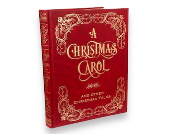 A CHRISTMAS CAROL & Other Tales by Charles Dickens - Collectible Special  Deluxe Gift Edition - Leather Bound Hardcover - Classic Book