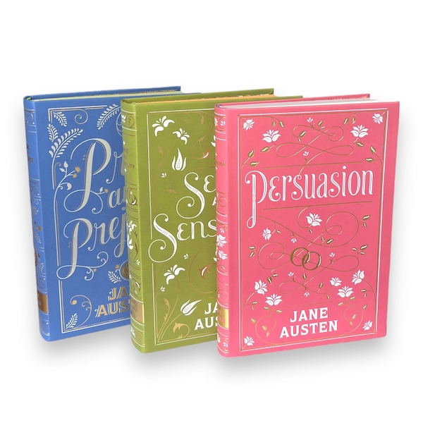 Jane Austen Leather Bound Books Etsy