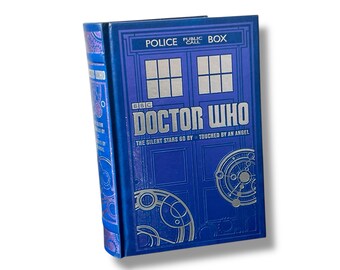 Doctor Who: The Silent Stars Go By & Touched By An Angel BBC - Collectible Deluxe Special Leather Bound Hardcover - Home Decor Classic Book