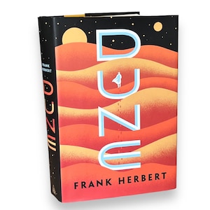 DUNE de Frank Herbert - Édition cadeau spéciale de luxe à collectionner - Couverture rigide avec jaquette - Livre classique - Meilleure vente, 1999
