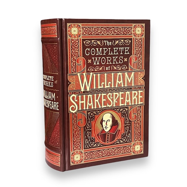 Leather Bound Complete Shakespeare Etsy