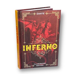 ILLUSTRIERTE Dante Alighieri INFERNO der Göttlichen Komödie - Sammler Deluxe Geschenkausgabe - Hardcover - Bestseller - Buchklassiker