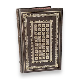 PLUTARCH SELECTED LIVES Greek & Roman - Collectible Deluxe Special Edition - Genuine Leather Bound Book - Franklin Library, 1982