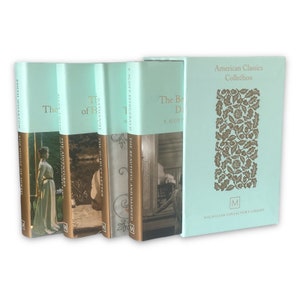 4 Book Boxed Set von Twain, Fitzgerald, Wharton, Hawthorne - Sammlerstück Deluxe Besondere Geschenkausgabe - Hardcover - Klassiker