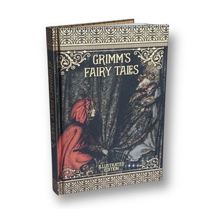 ILLUSTRATED GRIMM'S Fairy Tales - Collectible Deluxe Gift Edition - Hardcover - Best Seller - Classic Book