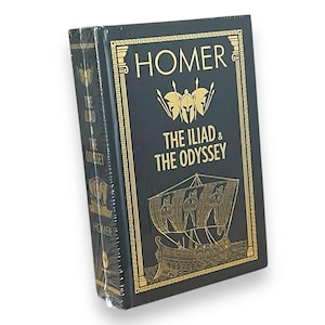 Factory Sealed! The ILIAD and The ODYSSEY by HOMER - Collectible Deluxe Edition - Hardcover - Classic Book