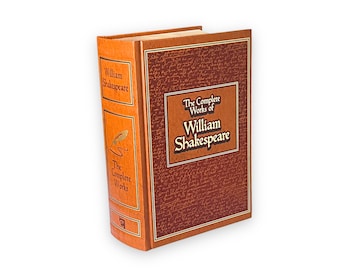 The Complete Works OF WILLIAM SHAKESPEARE: Romeo & Juliet, Hamlet - Collectible Deluxe Special Edition -Leather Bound Hardcover Classic Book