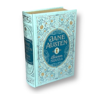 JANE AUSTEN 7 Novels - PRIDE & Prejudice, Persuasion, Emma +4 - Collectible Deluxe Edition -Leather Bound Hardcover Best Seller Classic Book