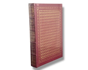 ¡SELLADO! 1979 El Lobo de Mar de Jack London - Edición de lujo de coleccionista - Libro clásico en tapa dura con encuadernación en piel - Easton Press