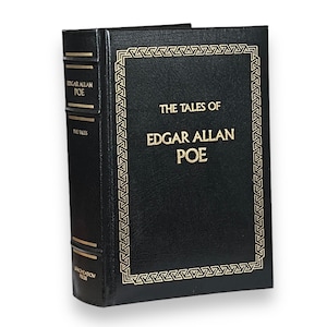 Die Geschichten von Edgar Allan Poe - Sammlerstück Deluxe Sonderausgabe - Ledergebundenes Klassikerbuch - LONGMEADOW Press, 1983